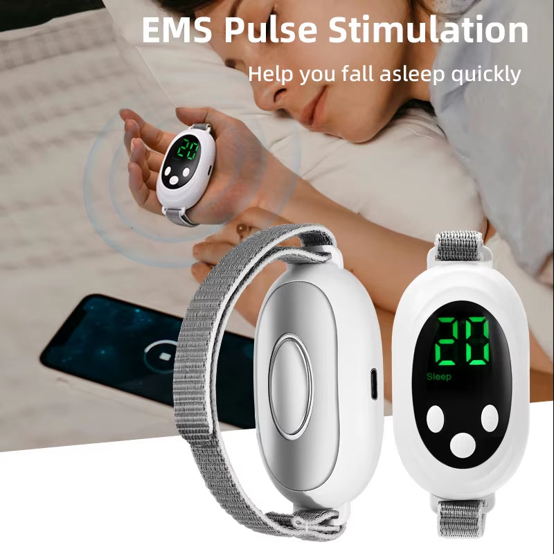 EMS Sleep & Stress Relief Device – Fall Asleep Faster, Stay Relaxed